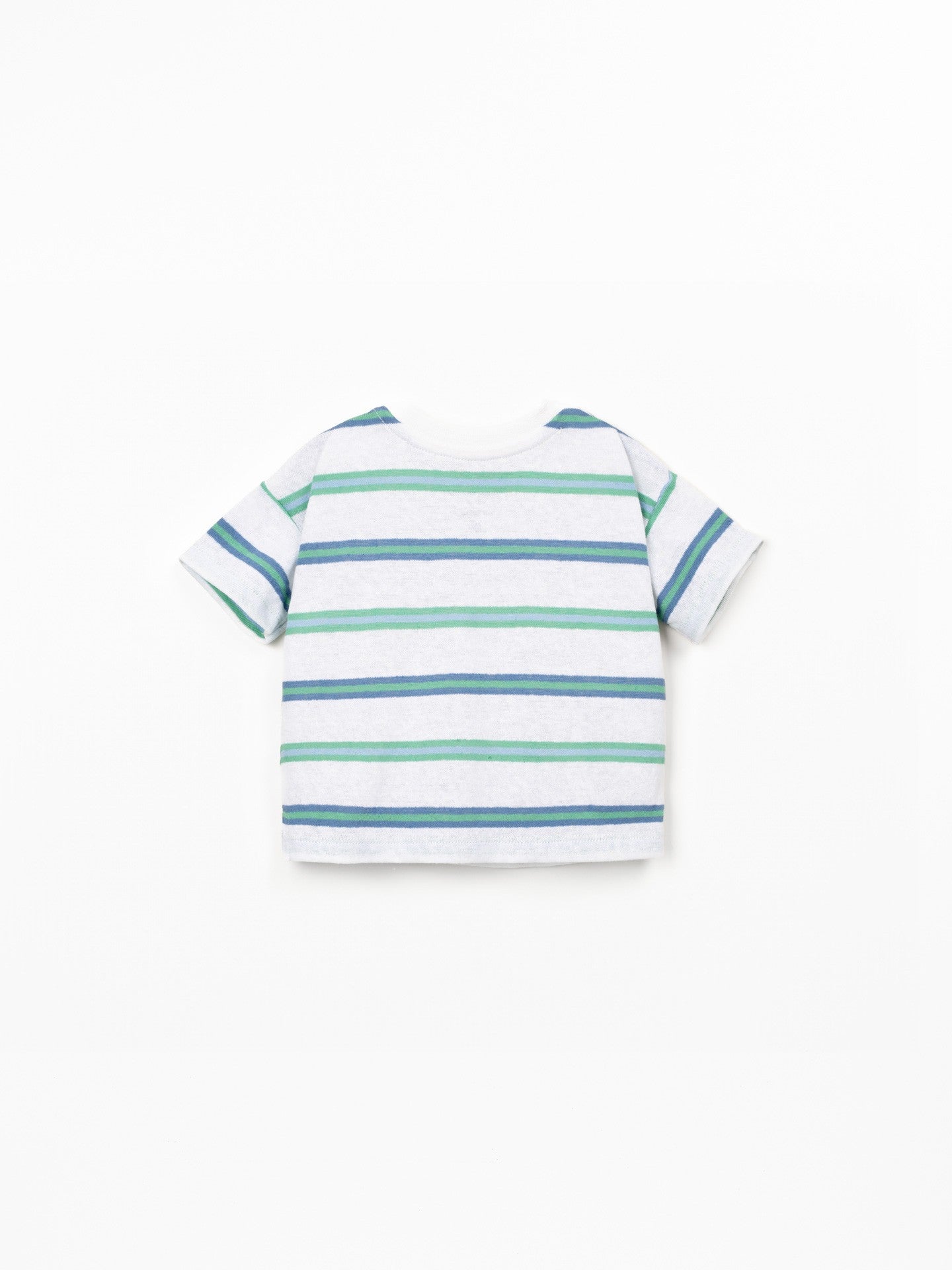 Striped Jersey T-Shirt (Ocean Tones)