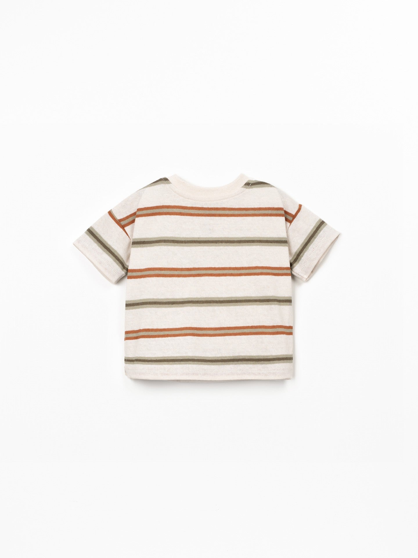 Striped Jersey T-Shirt (Earth Tones)