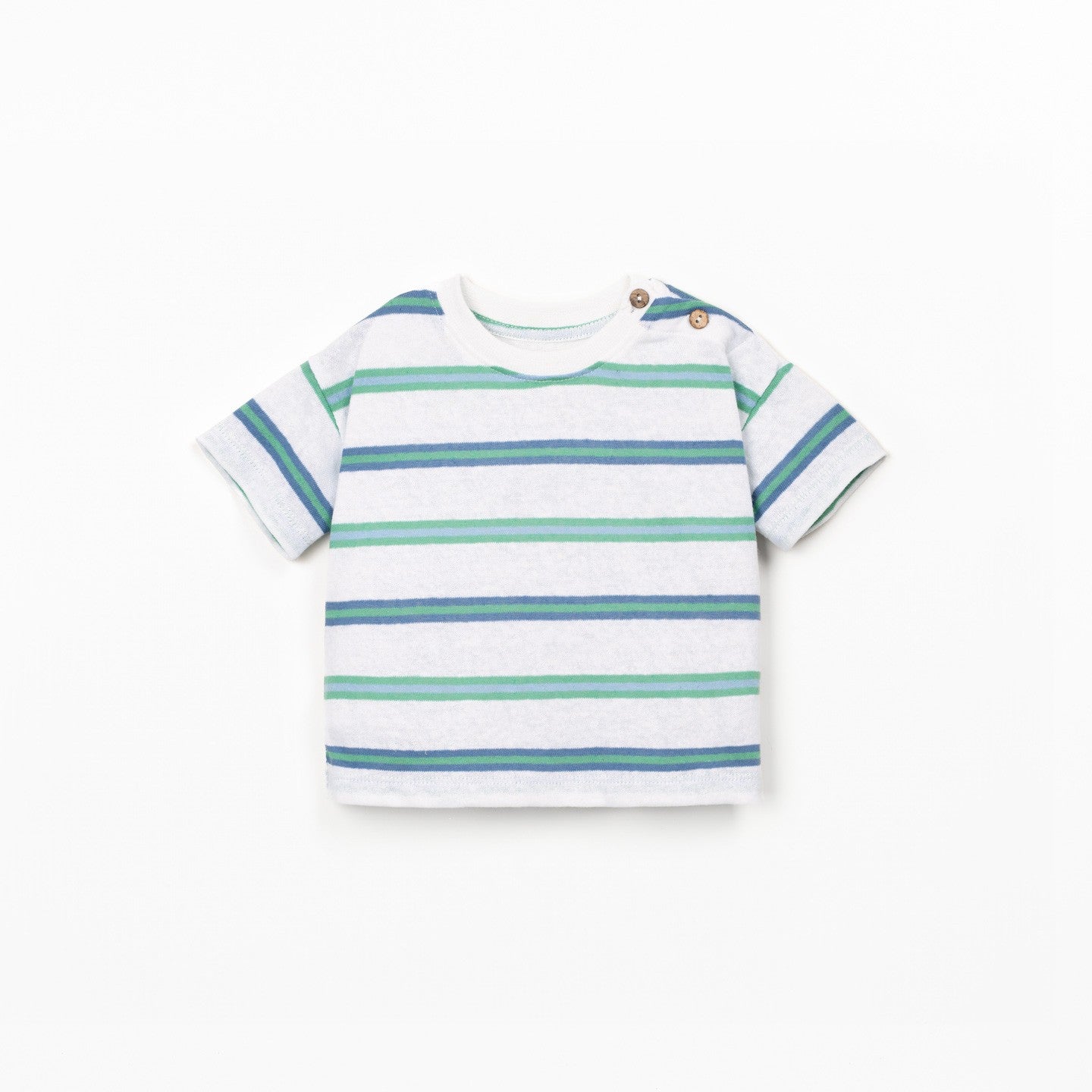 Striped Jersey T-Shirt (Ocean Tones)