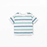 Striped Jersey T-Shirt (Ocean Tones)