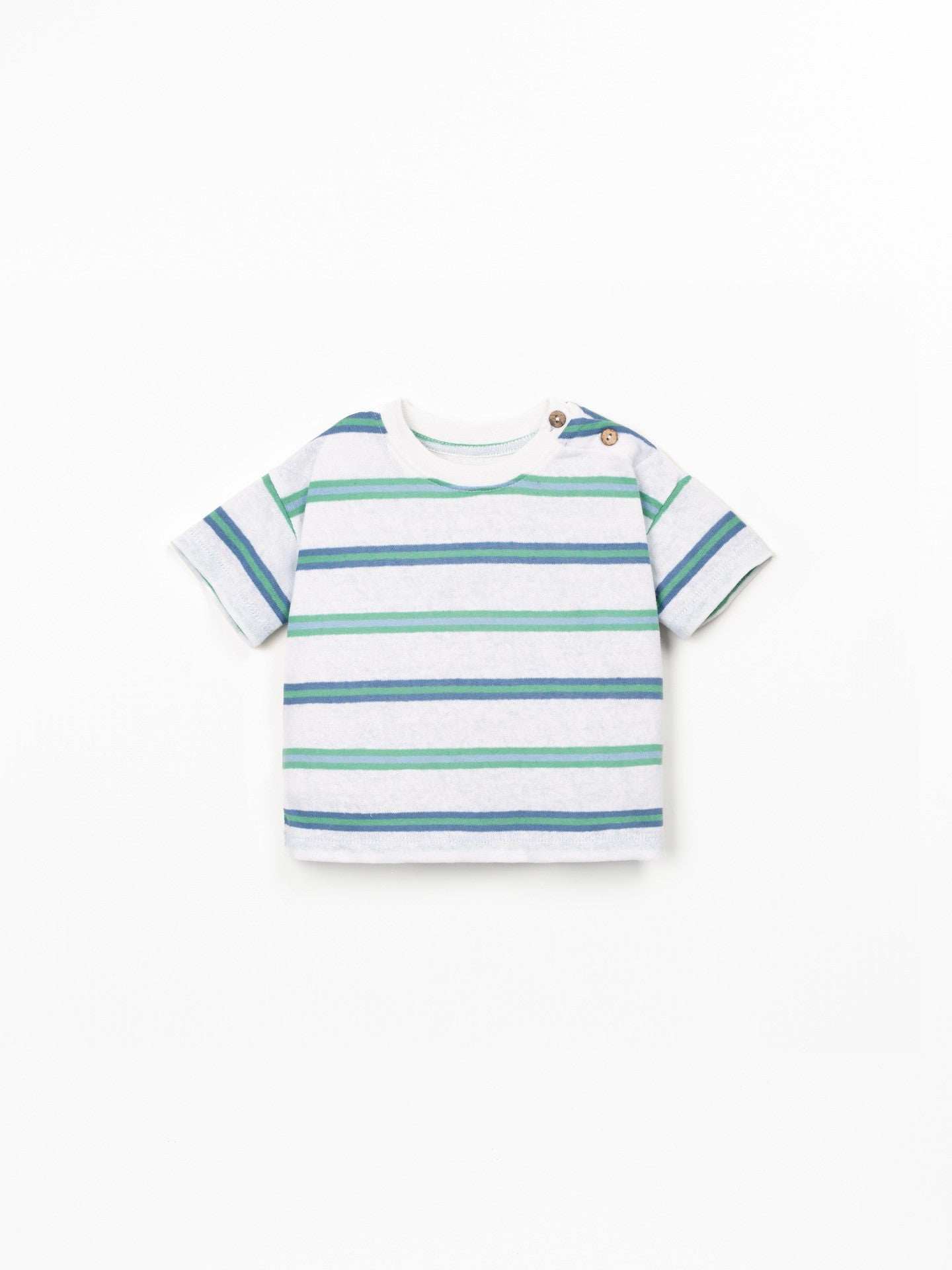 Striped Jersey T-Shirt (Ocean Tones)