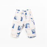 Monstera Print Organic Cotton Trousers
