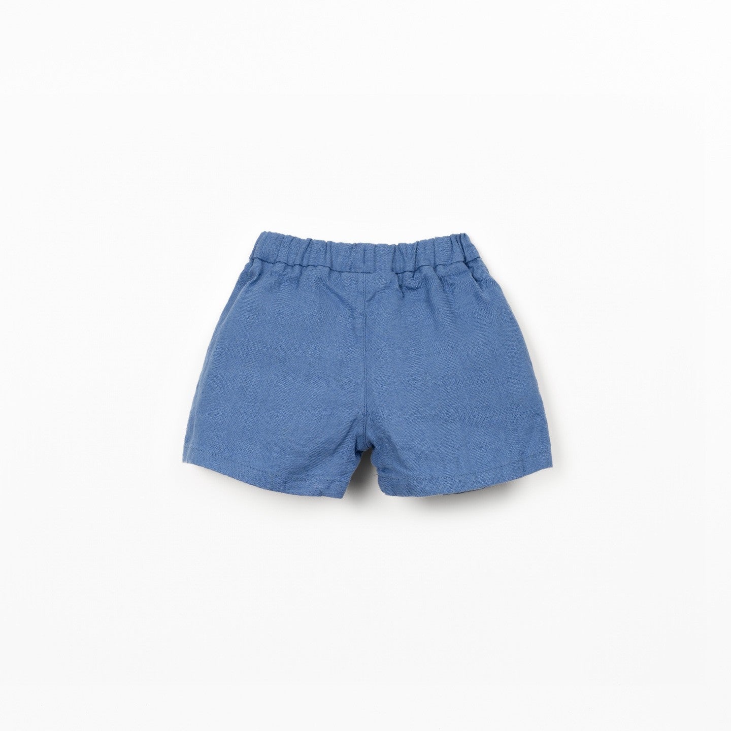 Linen Baby Shorts (Dark Blue)