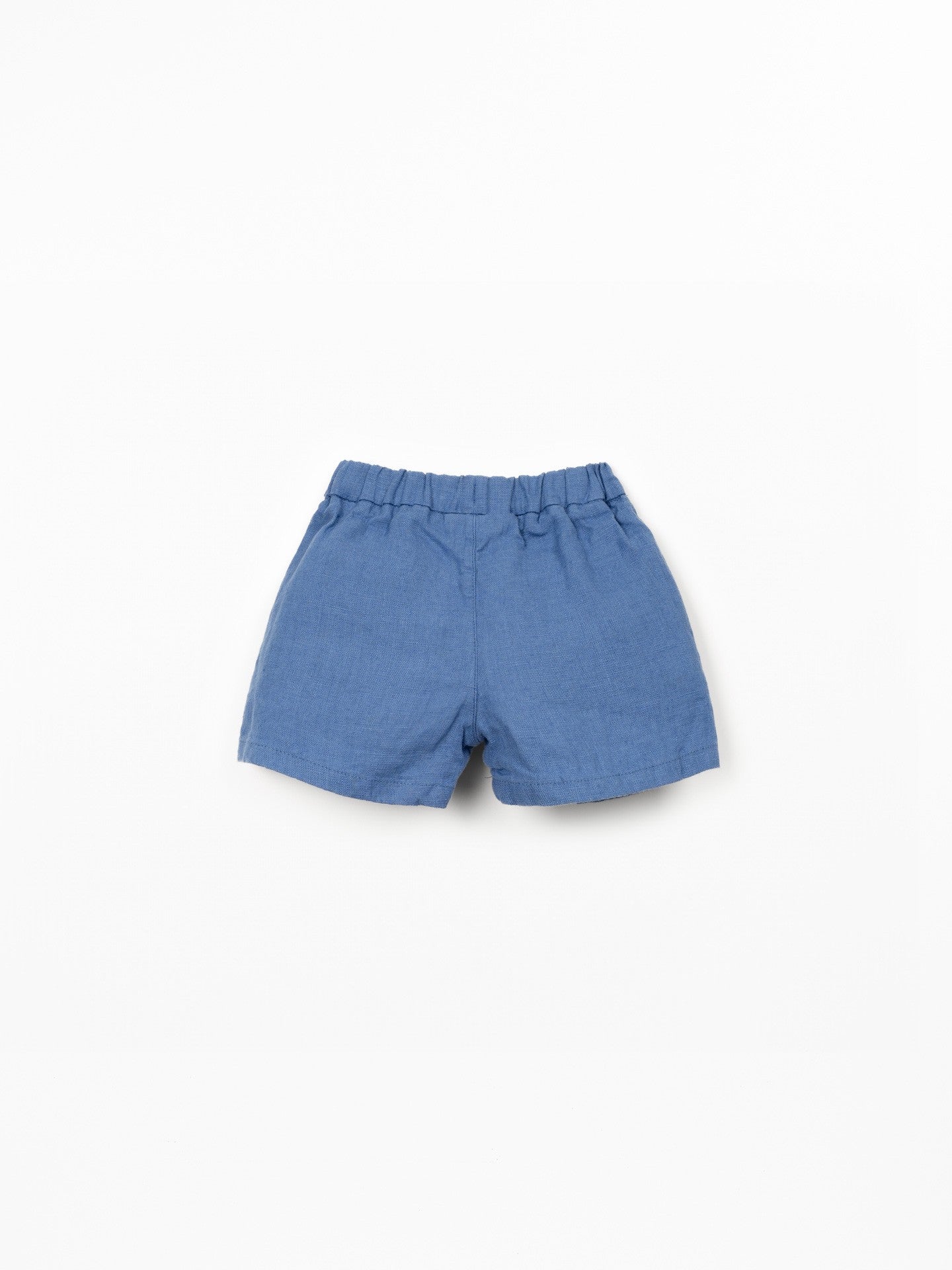 Linen Baby Shorts (Dark Blue)
