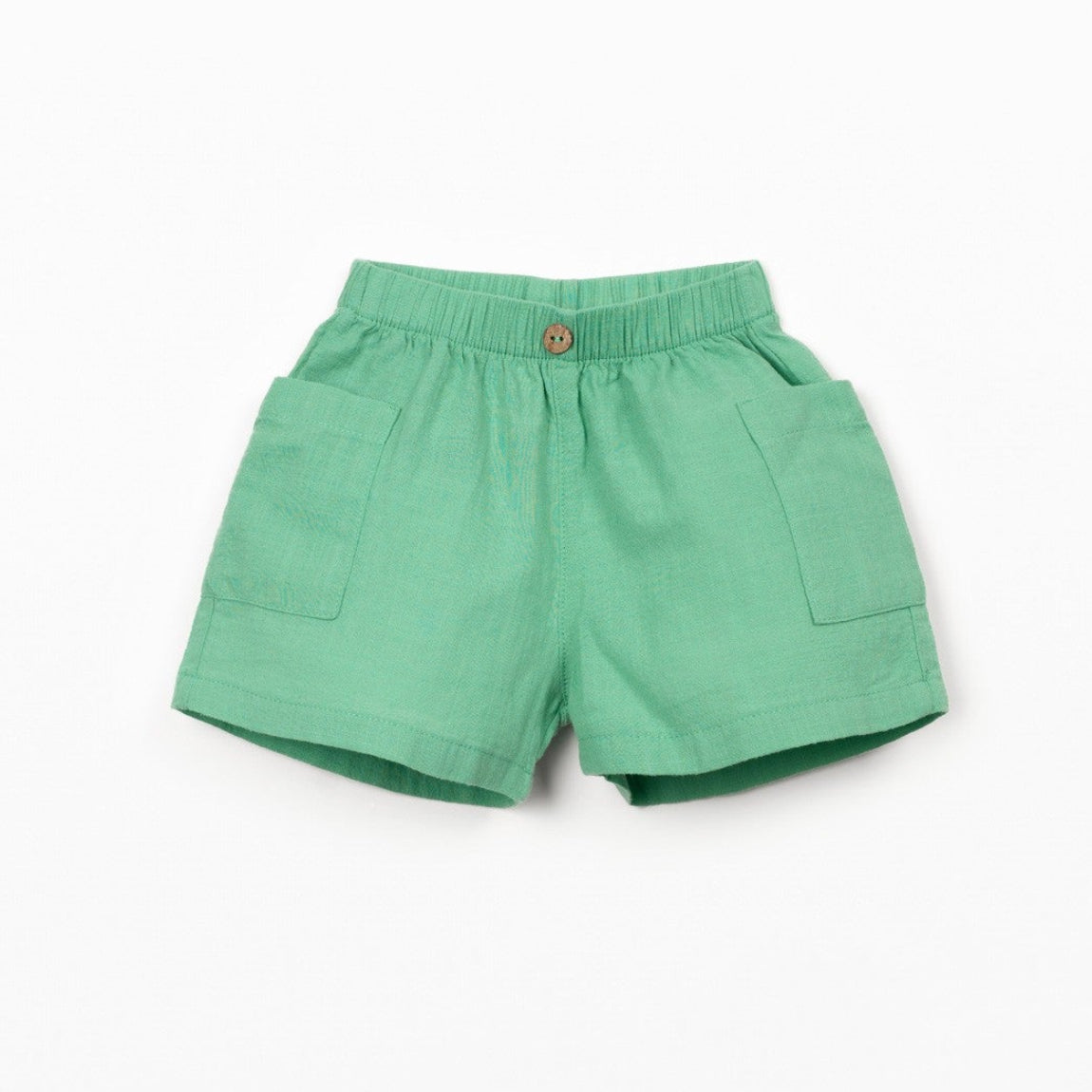 Organic Woven Shorts (Mint Green)