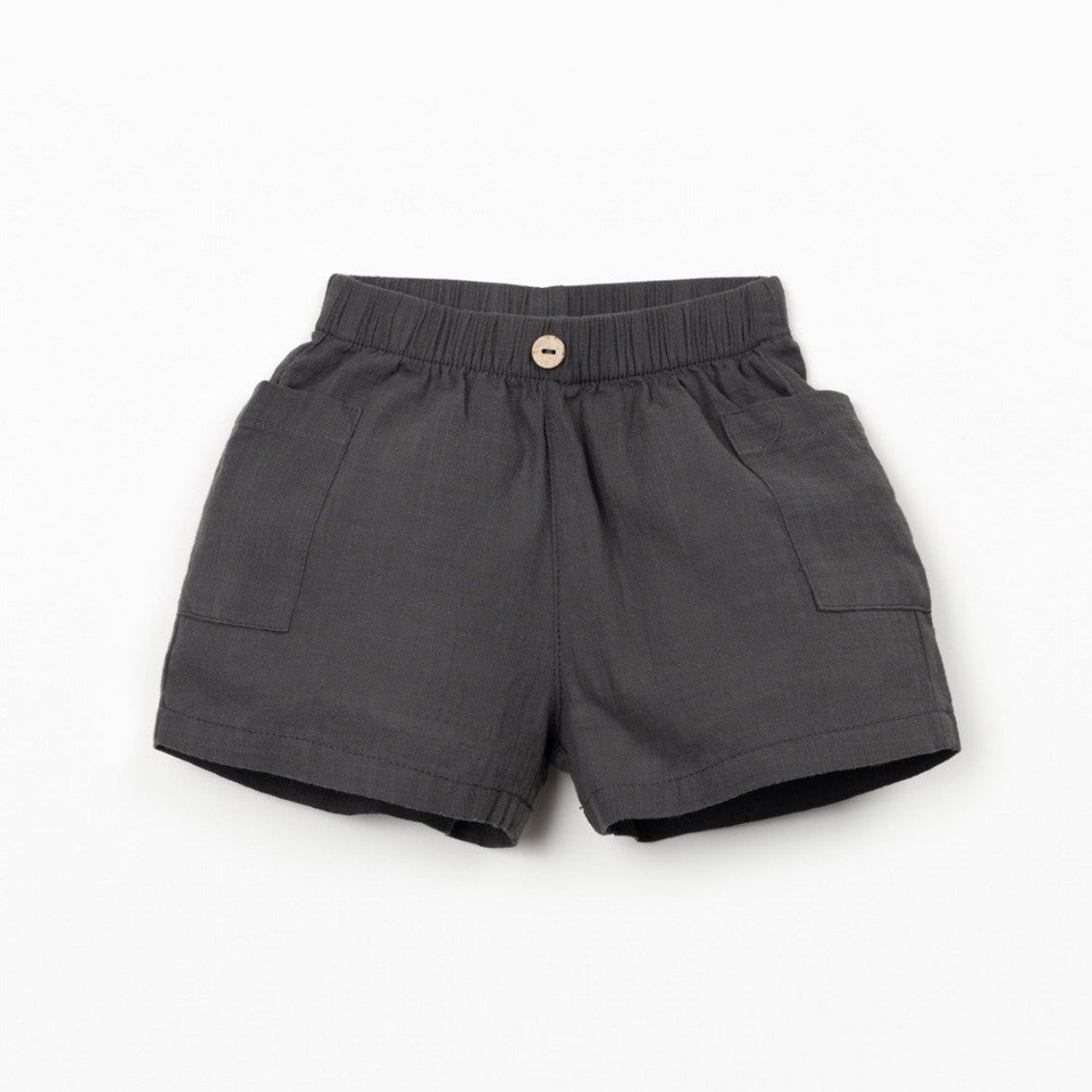 Organic Woven Shorts (Grey)