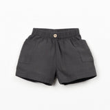 Organic Woven Shorts (Grey)
