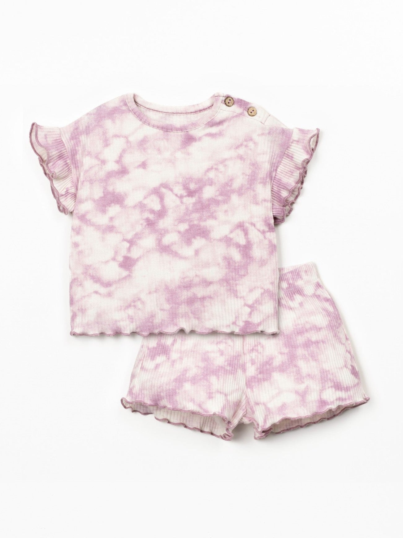 Tie-Dye Short Set (Purple)