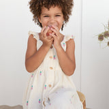 Pineapple Ruffle Dress