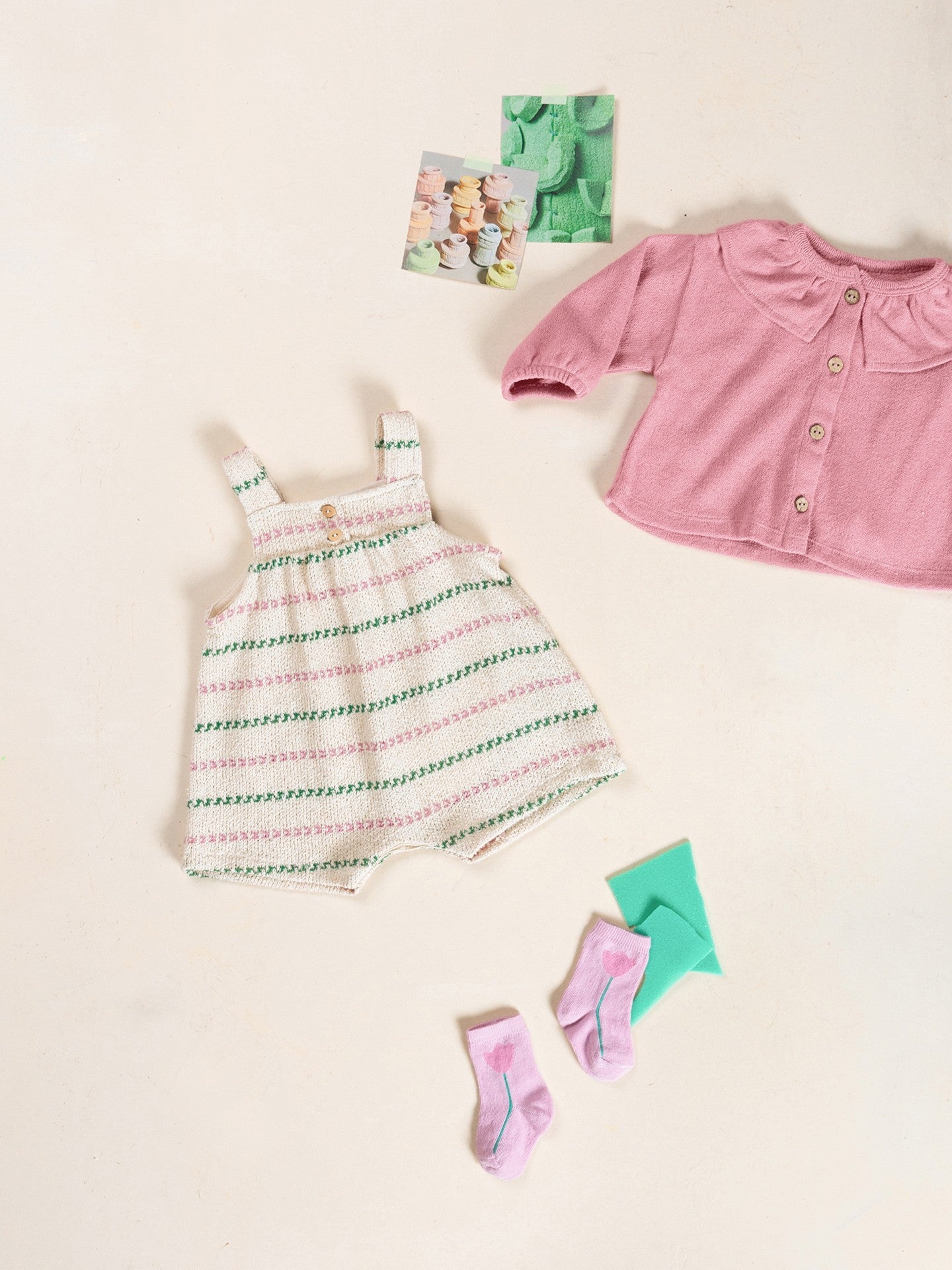 Striped Recycled Fiber Jumpsuit