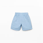 Boys Drawstring Jersey Shorts (Blue)