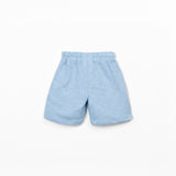 Boys Drawstring Jersey Shorts (Blue)