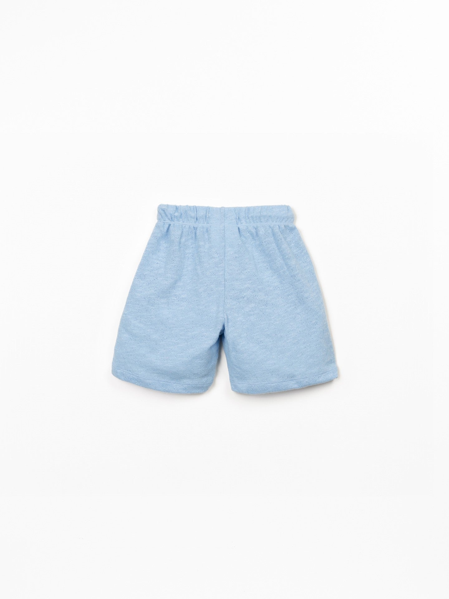Boys Drawstring Jersey Shorts (Blue)
