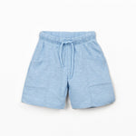 Boys Drawstring Jersey Shorts (Blue)