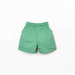 Boys Woven Drawstring Shorts (Mint Green)