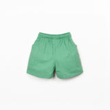 Boys Woven Drawstring Shorts (Mint Green)