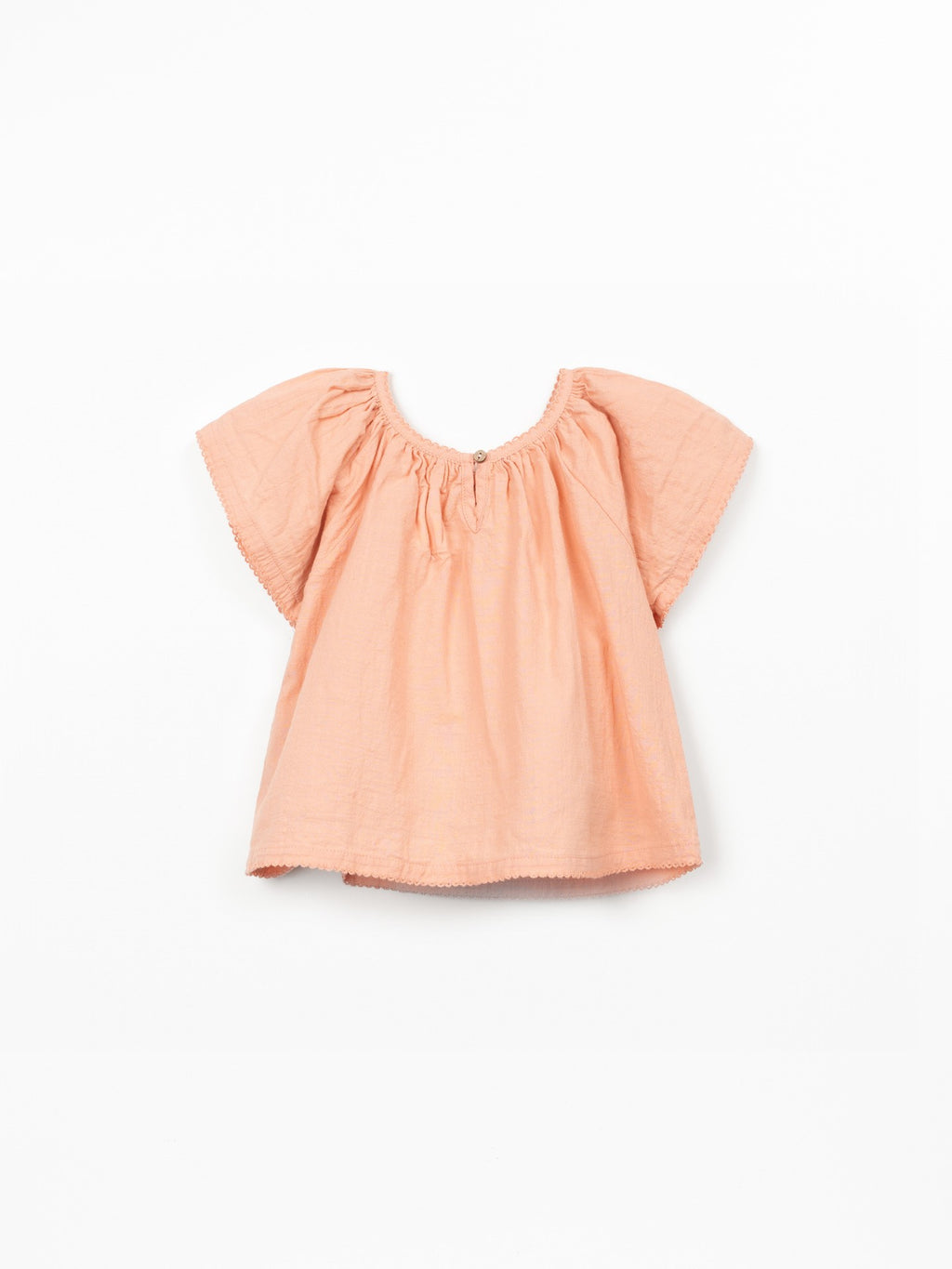 Girls Woven Tunic (Salmon)