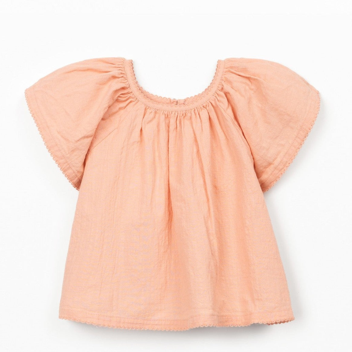 Girls Woven Tunic (Salmon)