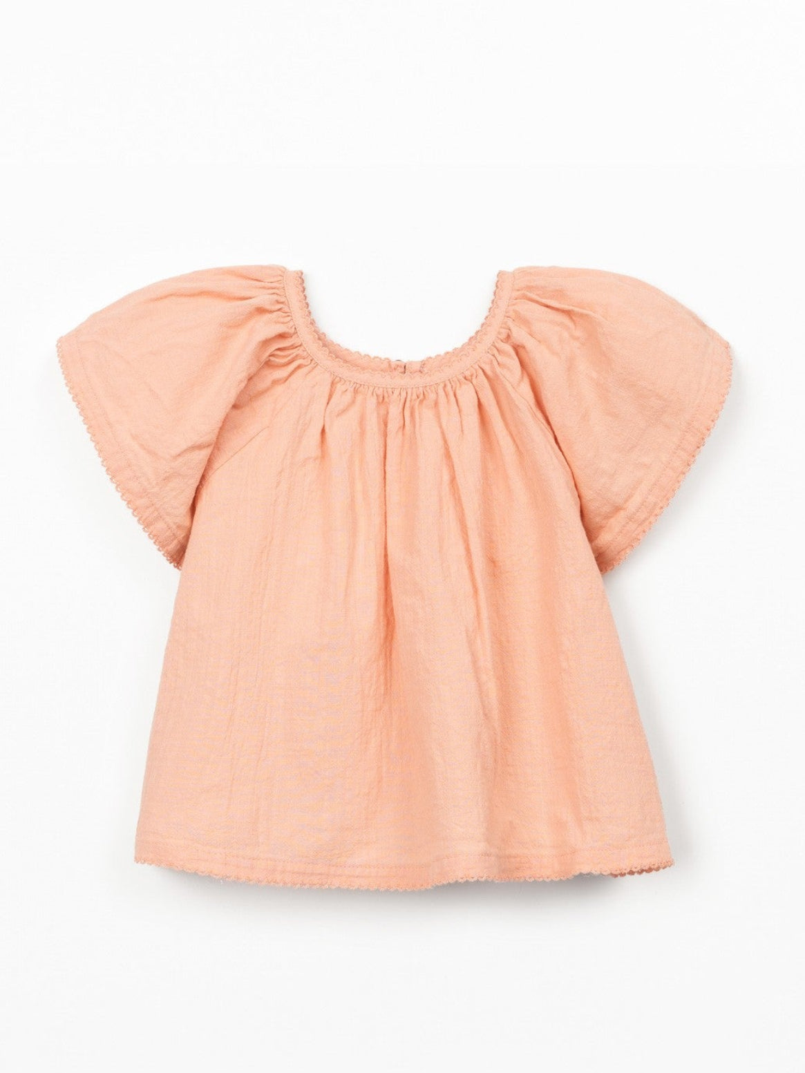 Girls Woven Tunic (Salmon)