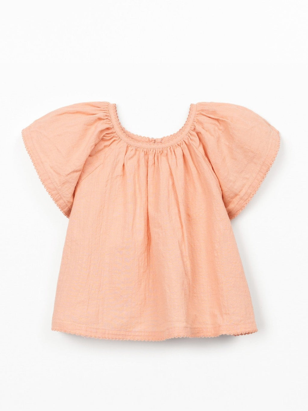 Girls Woven Tunic (Salmon)