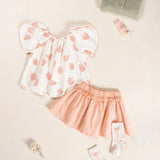 Girls Woven Skort (Salmon)