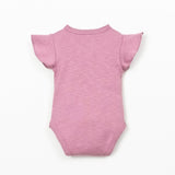 Organic Cotton Bodysuit With Front Opening