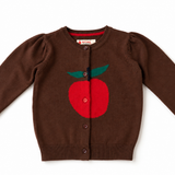 Brown Apple Cardigan