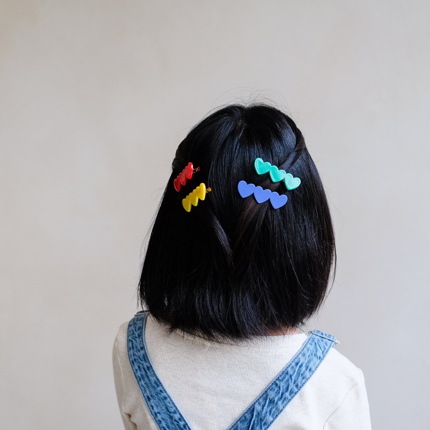 Heart Acetate Clips