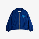 Planet Embroidered Nylon Jacket (Blue)