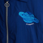 Planet Embroidered Nylon Jacket (Blue)