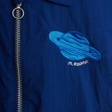Planet Embroidered Nylon Jacket (Blue)