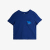 Planet Embroidered Short Sleeve Tee (Blue)
