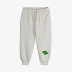 Planet Embroidered Sweatpants (Grey Melange)