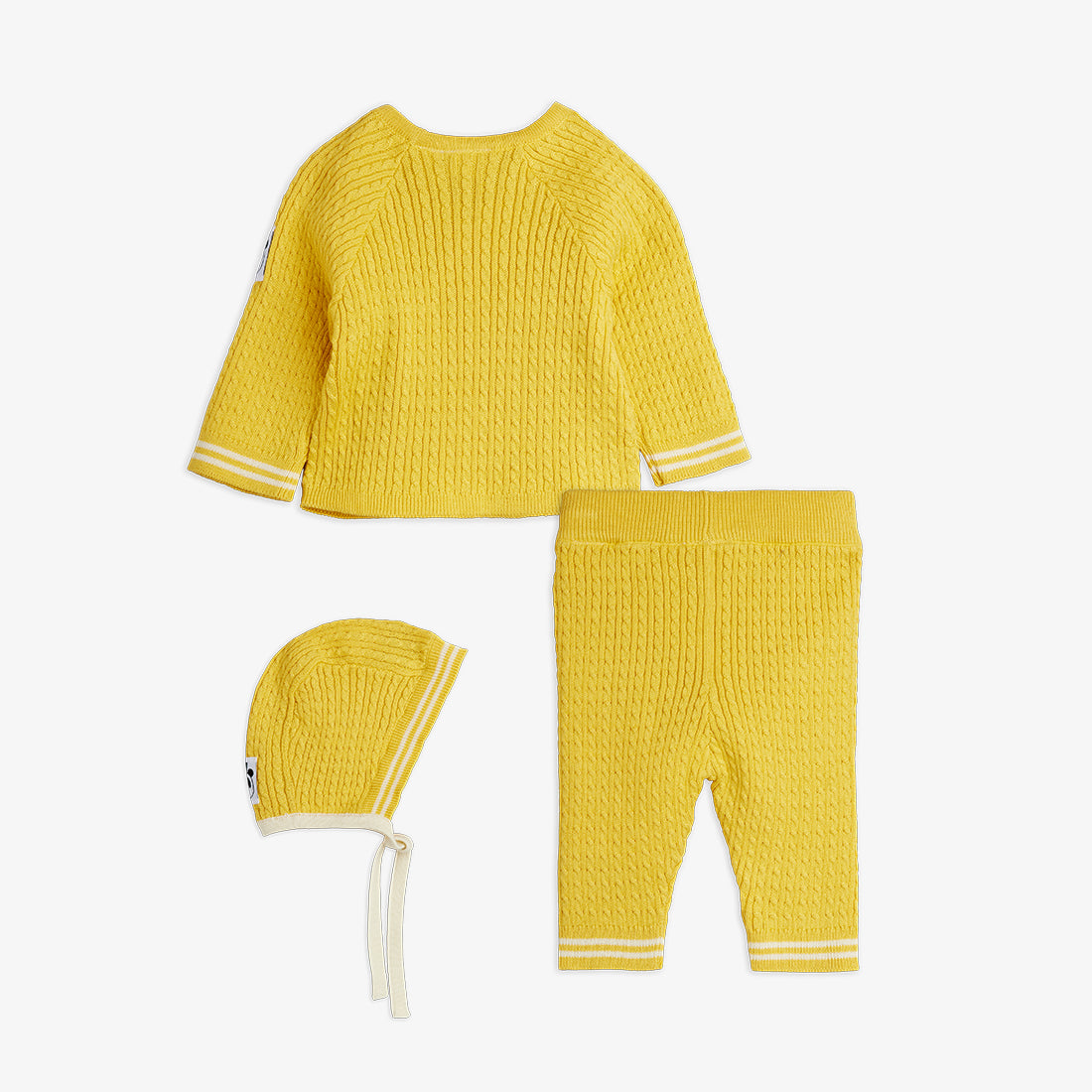 Cable Knit Baby Kit (Yellow)