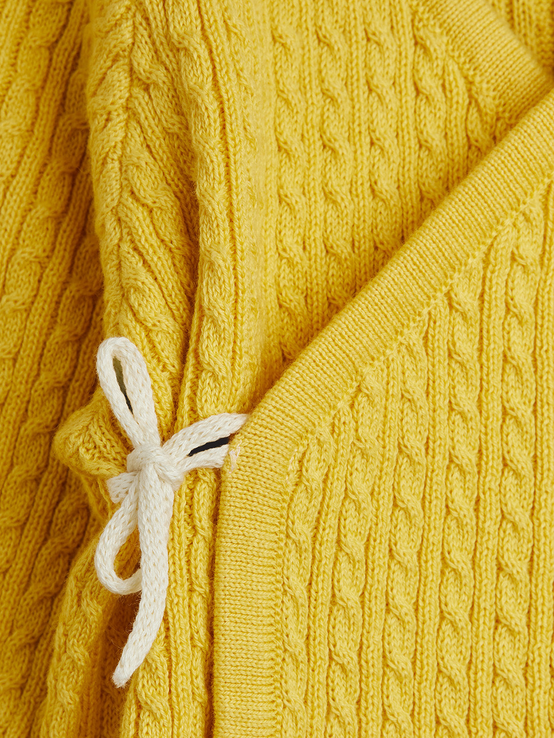Cable Knit Baby Kit (Yellow)