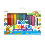 Body Doodlers Face & Body Crayons (Set of 12 Colors)