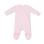 Velour Footie (Pink Velour Teddy Bear)