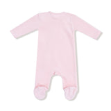Velour Footie (Pink Velour Teddy Bear)