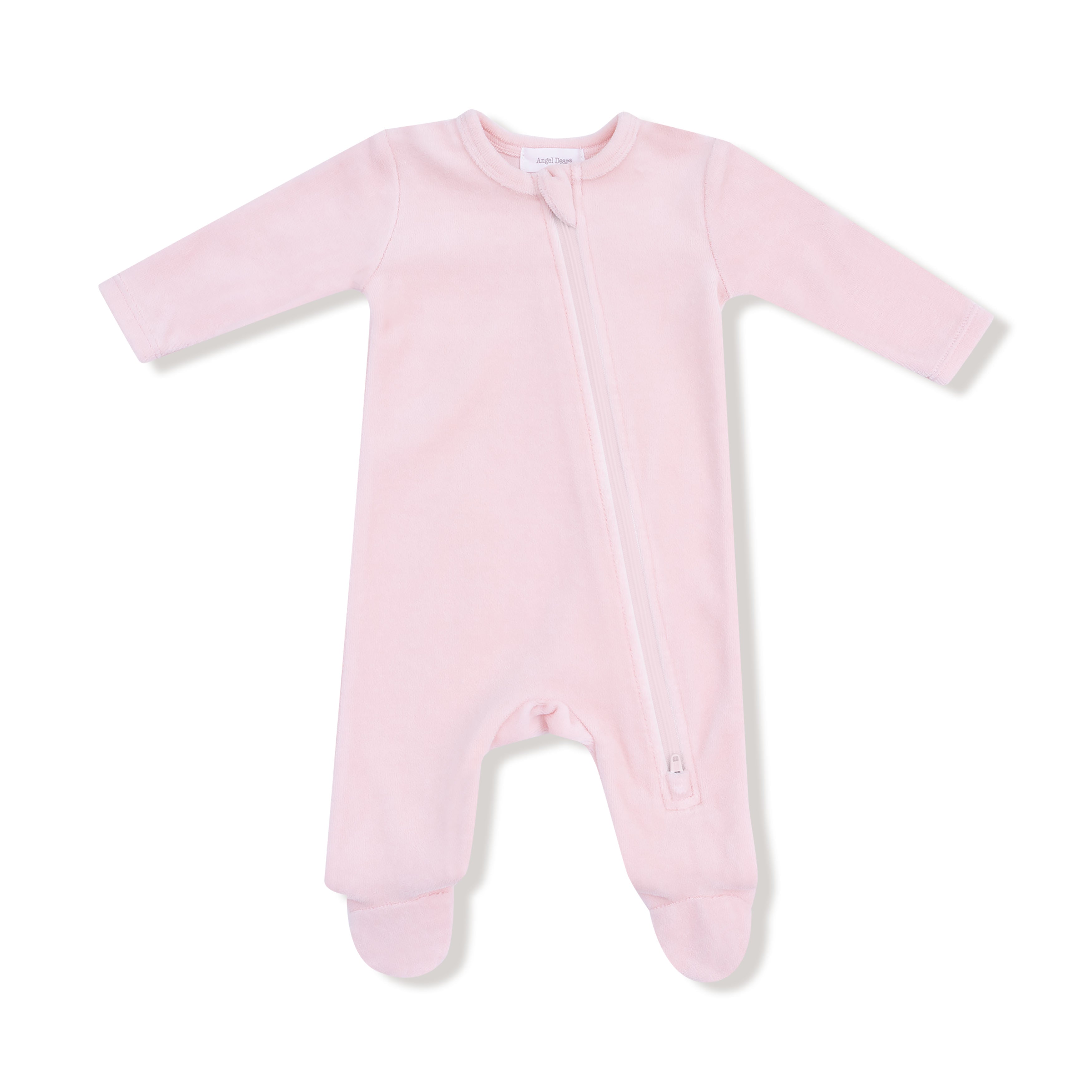 Velour Footie (Pink Velour Teddy Bear)