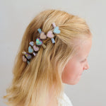 Mini Hair Clips (Scalloped Heart)
