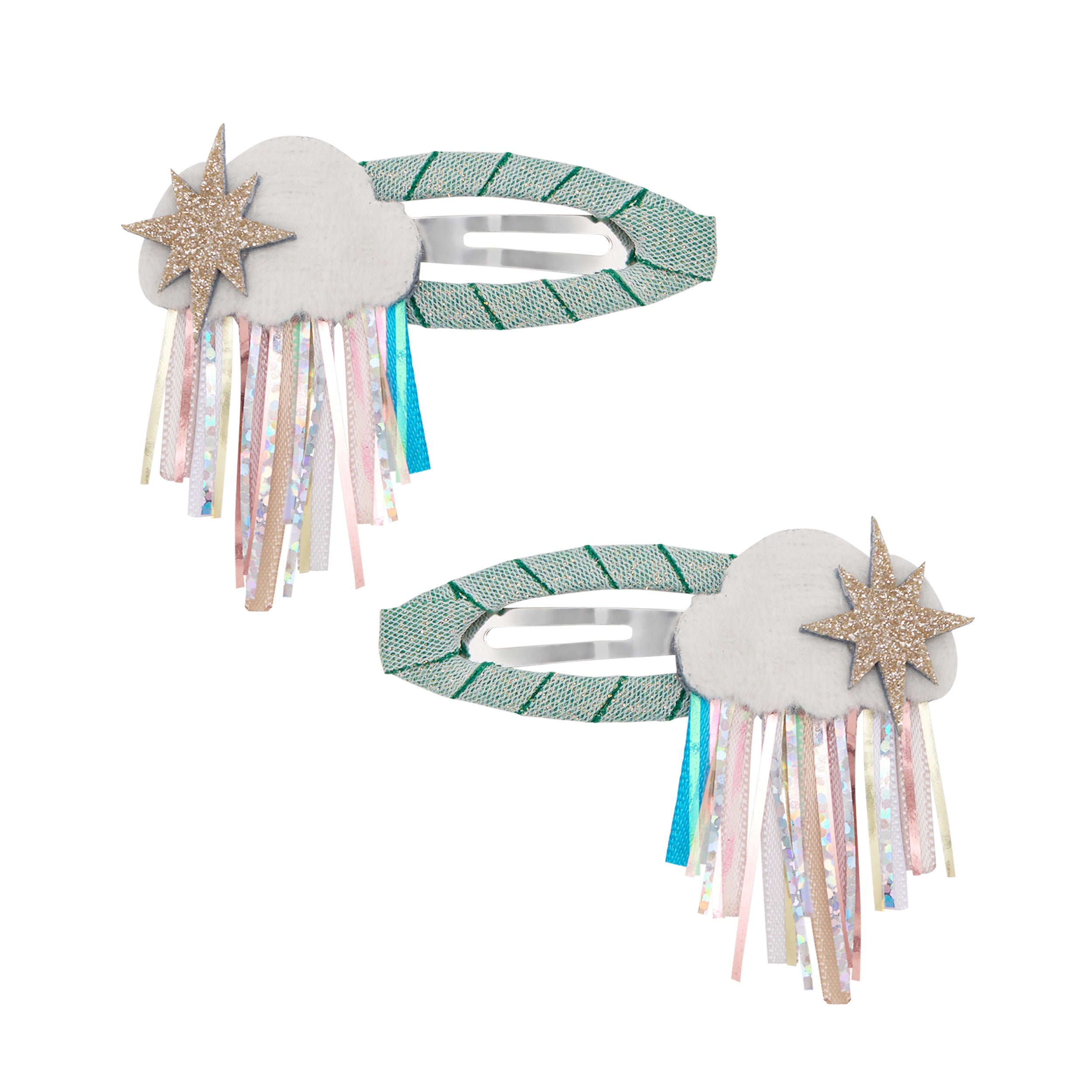 Hair Clips (Rainy Cloud)
