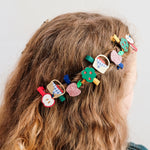 Mini Hair Clips (Apple Harvest)