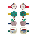 Mini Hair Clips (Apple Harvest)