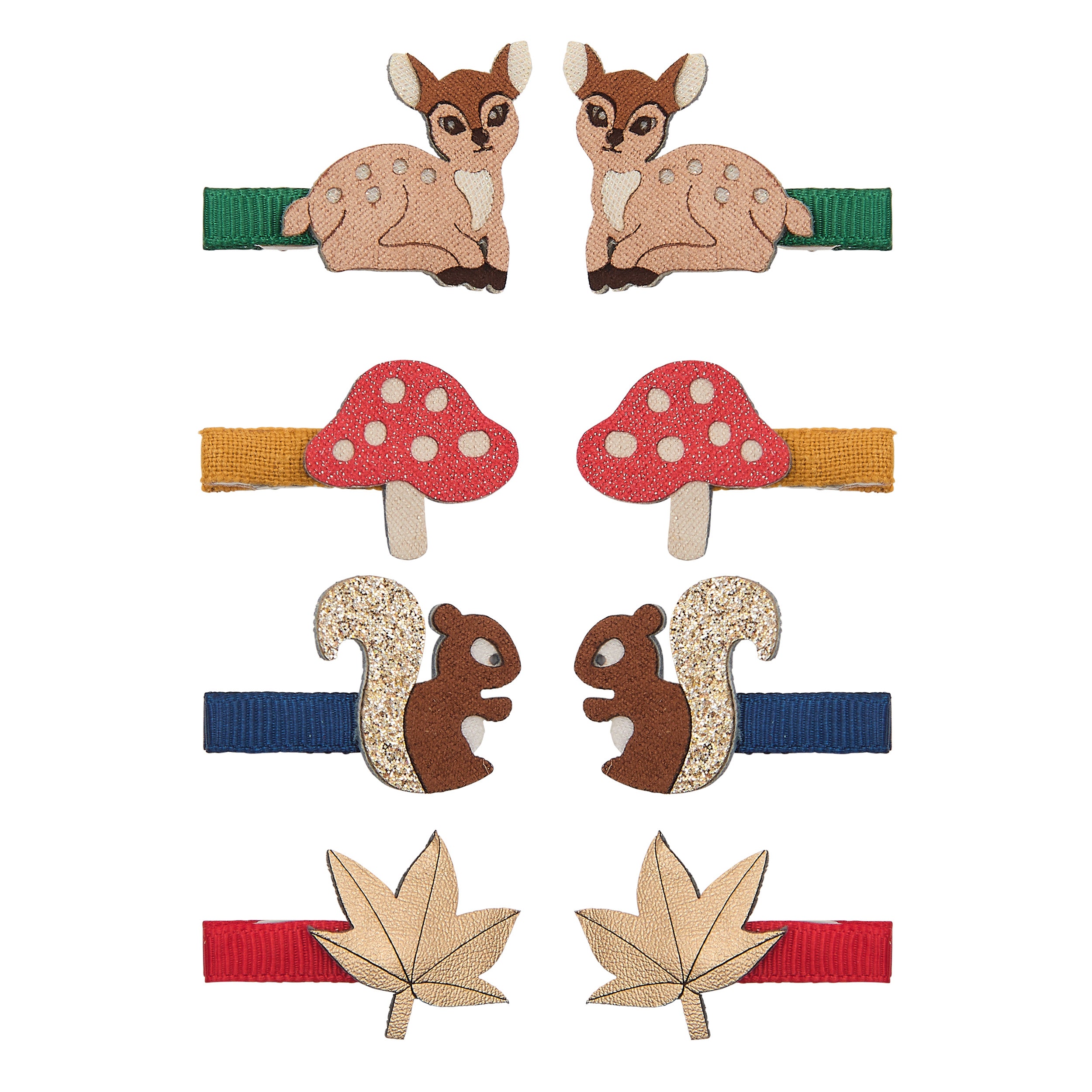 Mini Hair Clips (Fawn and Friends)