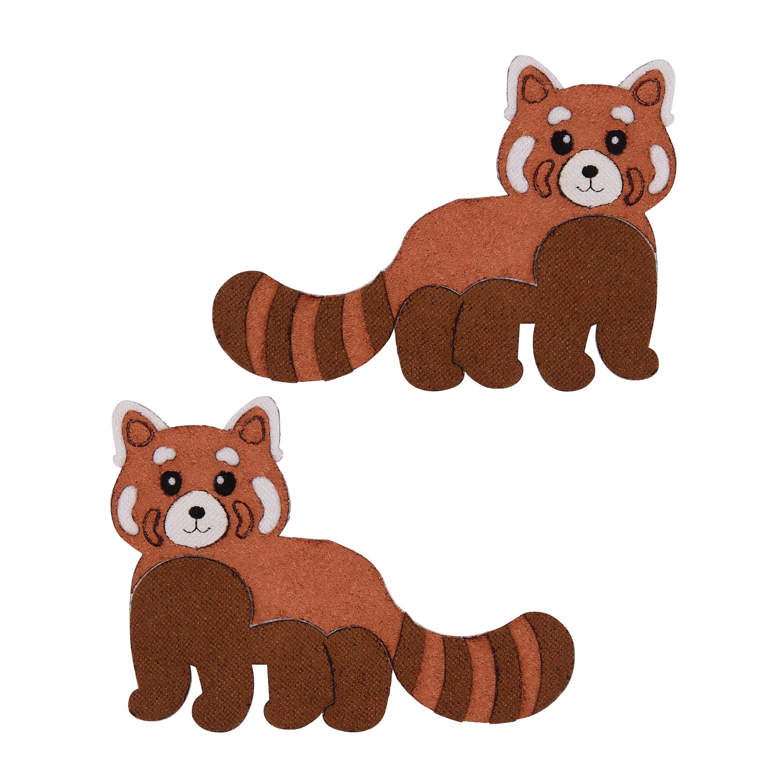 Hair Clips (Red Panda)