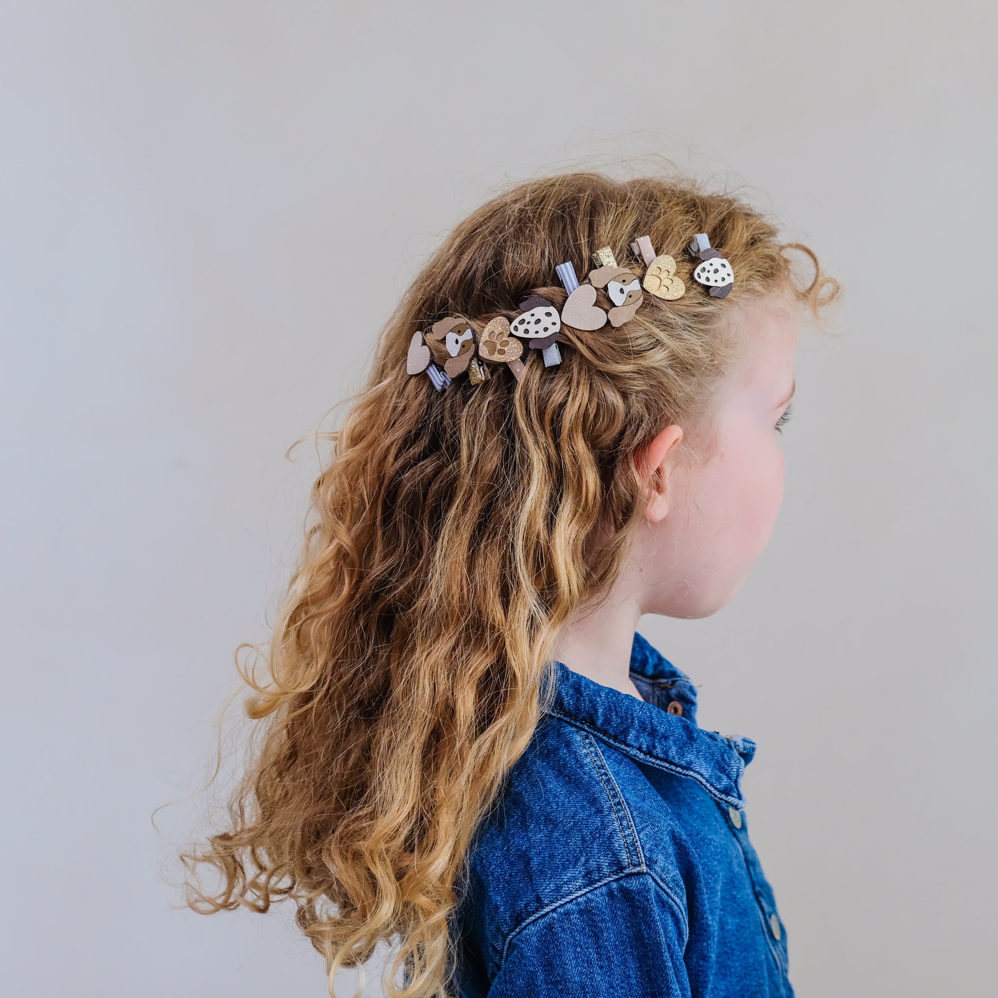 Mini Hair Clips (Puppy Love)