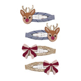 Mini Clic Clacs (Rudolph and Bow)