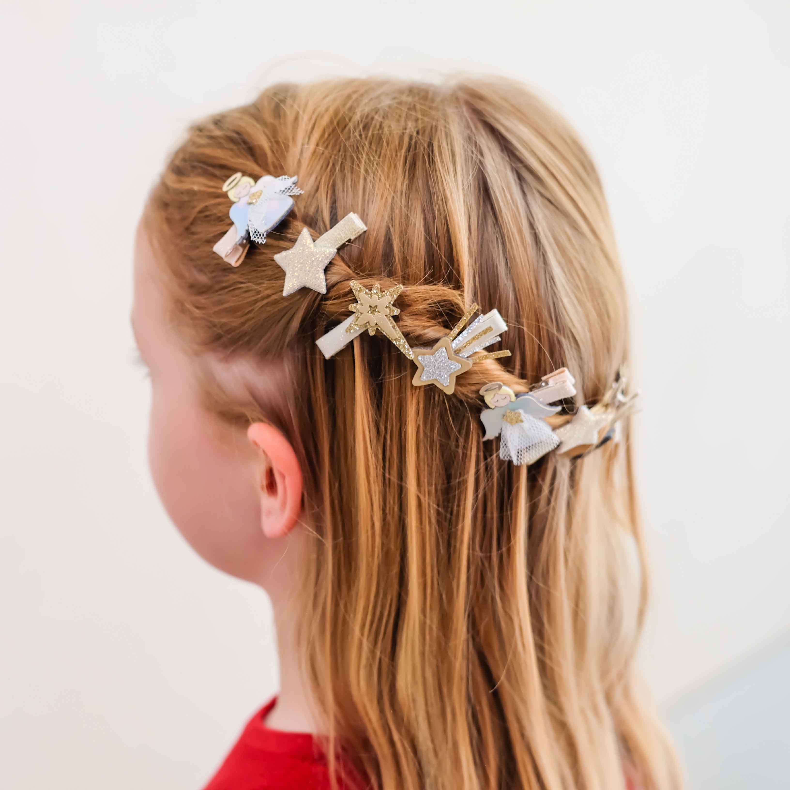Salon Hair Clips (Sparkle Angel)