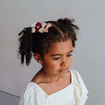 Salon Hair Clips (Glitter Velvet Bow)