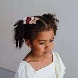 Salon Hair Clips (Glitter Velvet Bow)